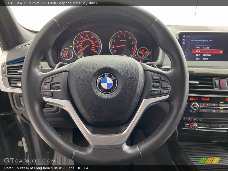Dark Graphite Metallic / Black 2018 BMW X5 sDrive35i