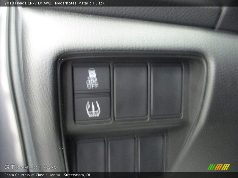 Modern Steel Metallic / Black 2018 Honda CR-V LX AWD