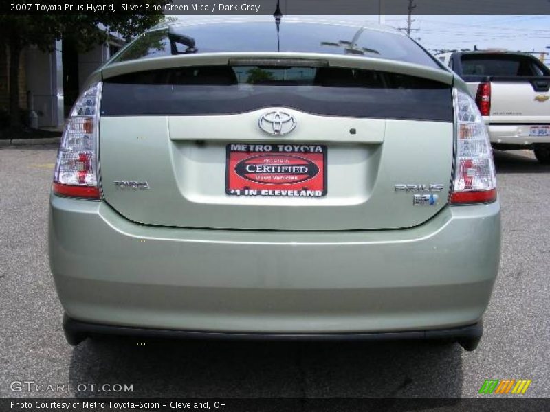 Silver Pine Green Mica / Dark Gray 2007 Toyota Prius Hybrid