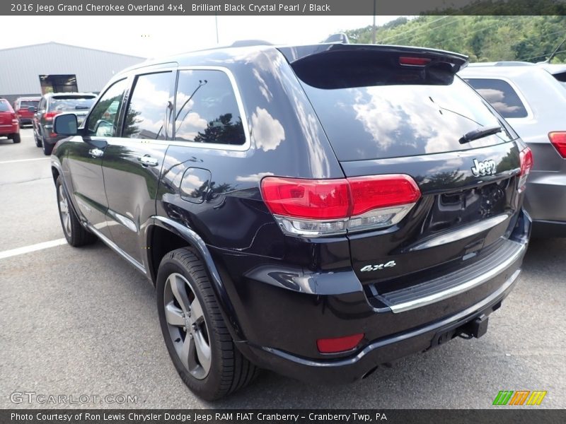 Brilliant Black Crystal Pearl / Black 2016 Jeep Grand Cherokee Overland 4x4