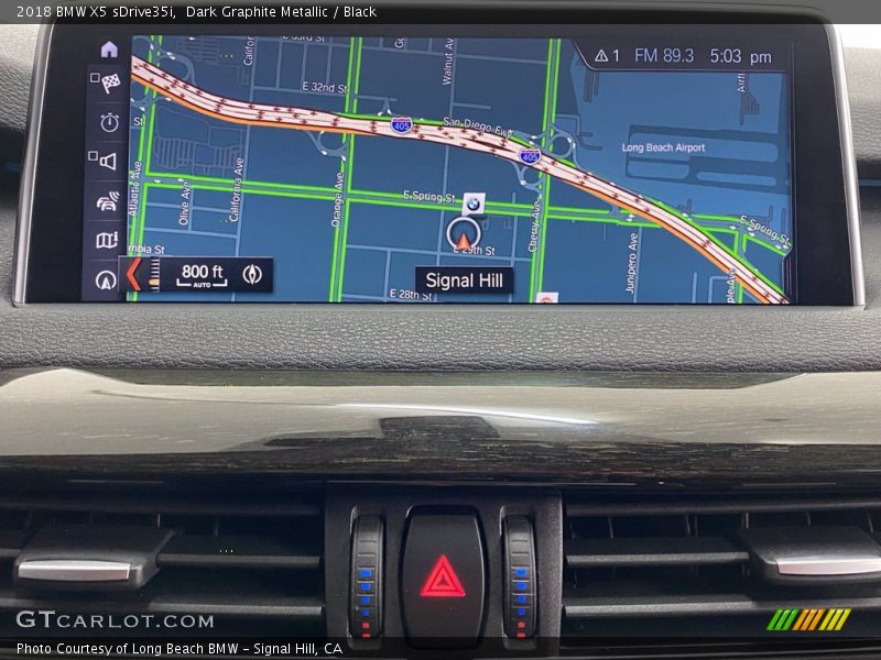 Dark Graphite Metallic / Black 2018 BMW X5 sDrive35i