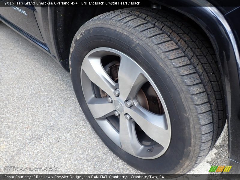 Brilliant Black Crystal Pearl / Black 2016 Jeep Grand Cherokee Overland 4x4