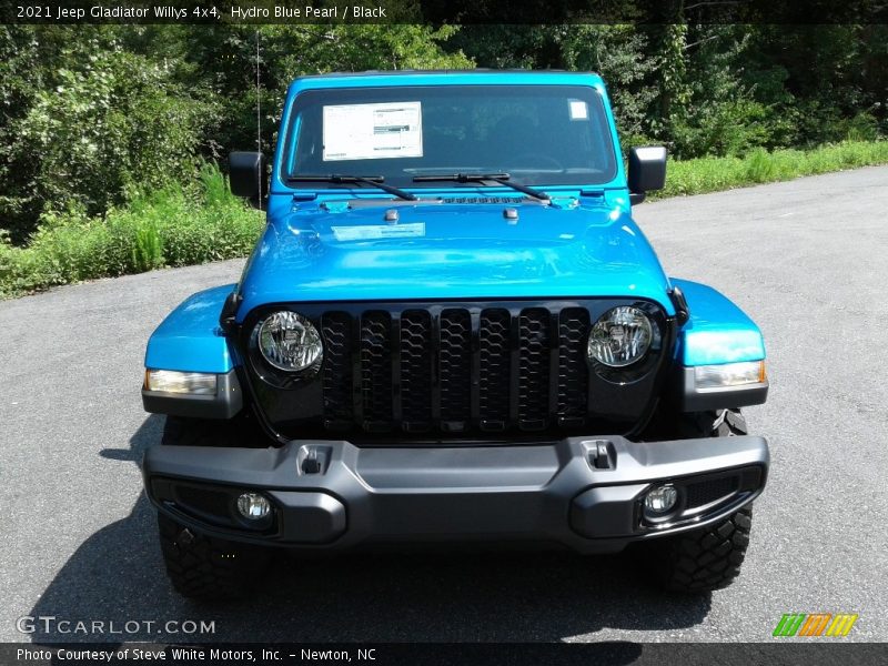 Hydro Blue Pearl / Black 2021 Jeep Gladiator Willys 4x4