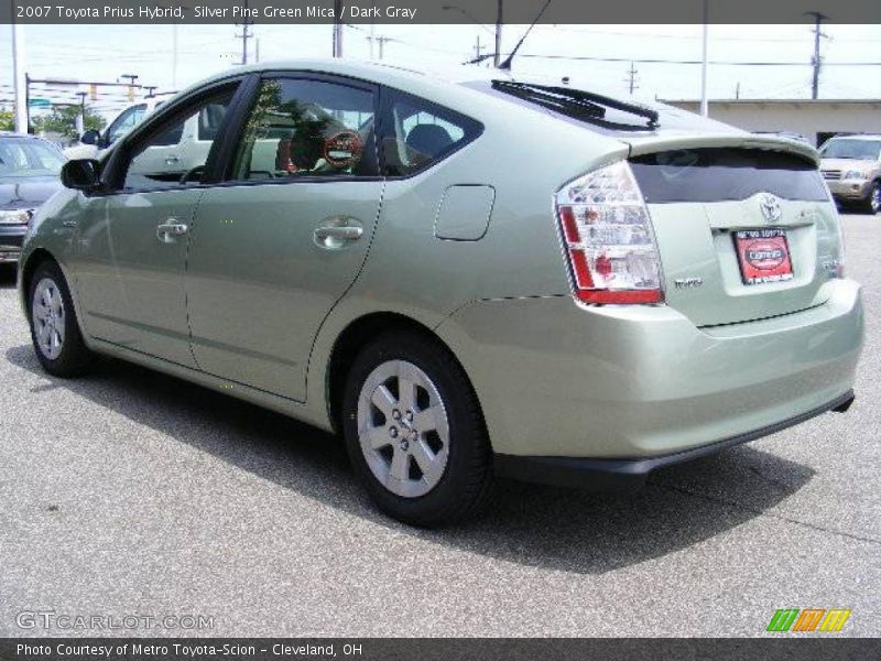 Silver Pine Green Mica / Dark Gray 2007 Toyota Prius Hybrid