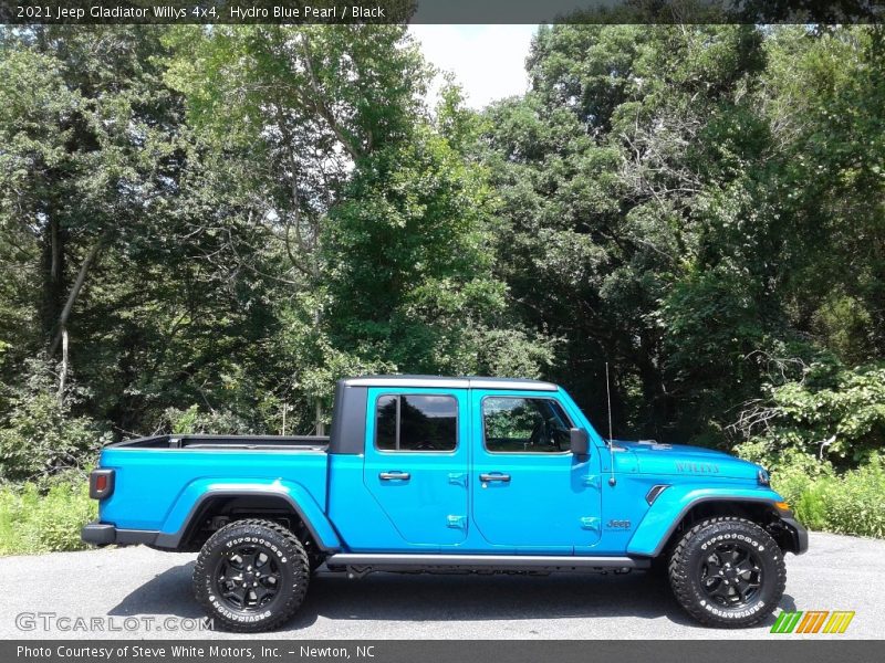 Hydro Blue Pearl / Black 2021 Jeep Gladiator Willys 4x4
