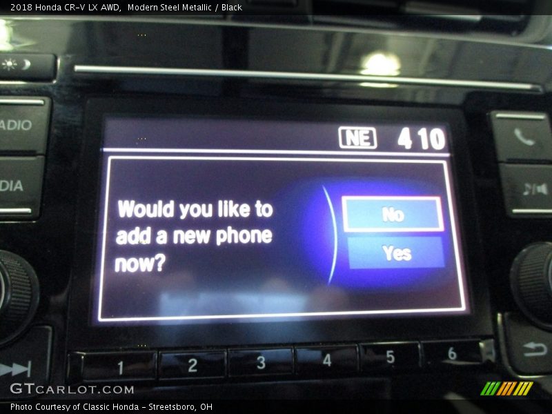 Modern Steel Metallic / Black 2018 Honda CR-V LX AWD
