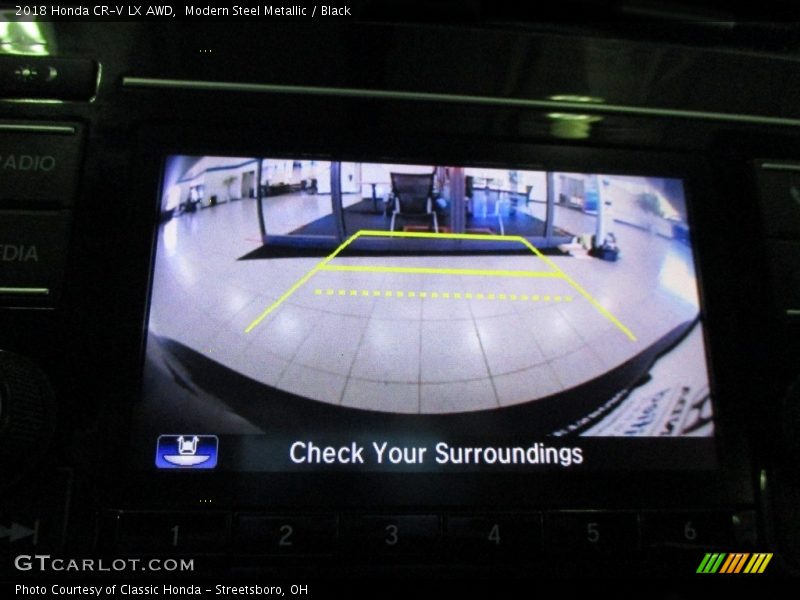 Modern Steel Metallic / Black 2018 Honda CR-V LX AWD