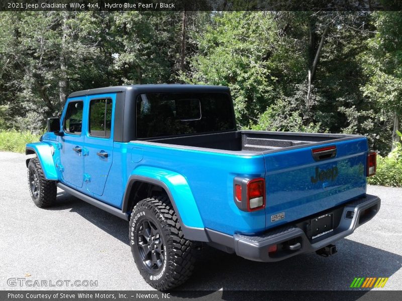 Hydro Blue Pearl / Black 2021 Jeep Gladiator Willys 4x4