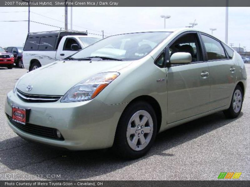 Silver Pine Green Mica / Dark Gray 2007 Toyota Prius Hybrid