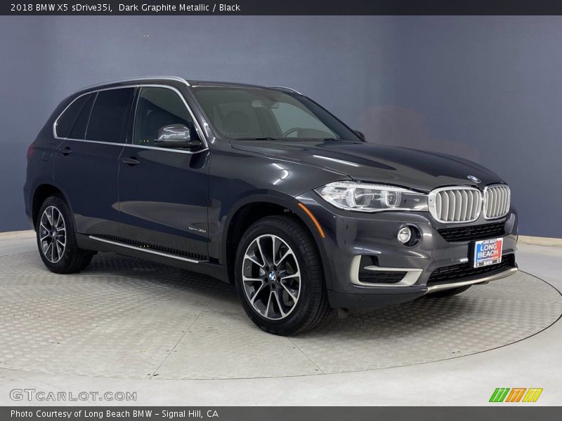 Dark Graphite Metallic / Black 2018 BMW X5 sDrive35i