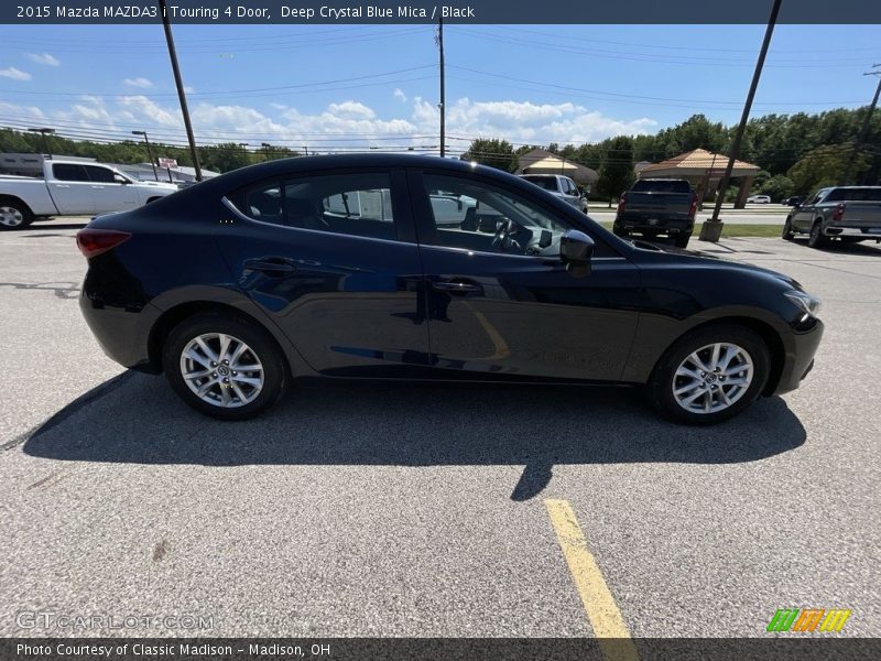 Deep Crystal Blue Mica / Black 2015 Mazda MAZDA3 i Touring 4 Door