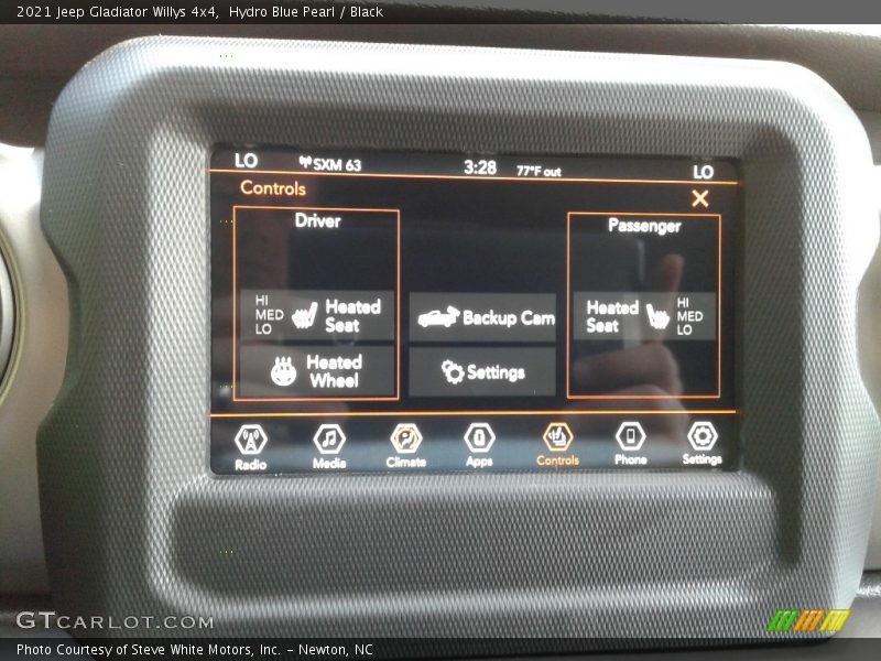 Hydro Blue Pearl / Black 2021 Jeep Gladiator Willys 4x4