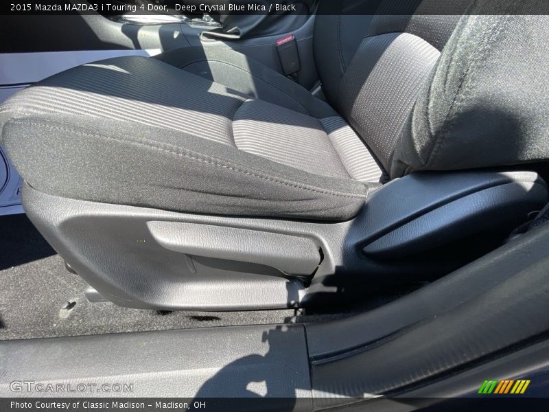 Deep Crystal Blue Mica / Black 2015 Mazda MAZDA3 i Touring 4 Door