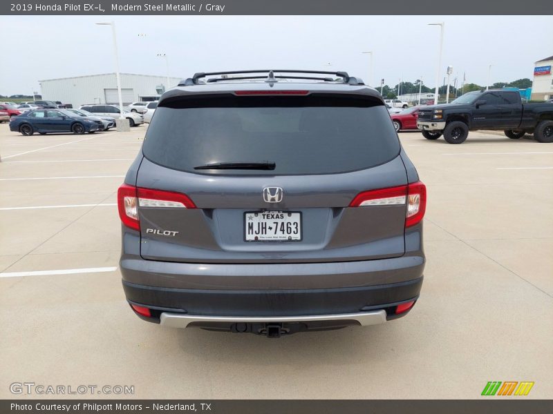 Modern Steel Metallic / Gray 2019 Honda Pilot EX-L