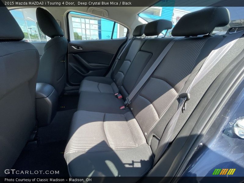 Deep Crystal Blue Mica / Black 2015 Mazda MAZDA3 i Touring 4 Door