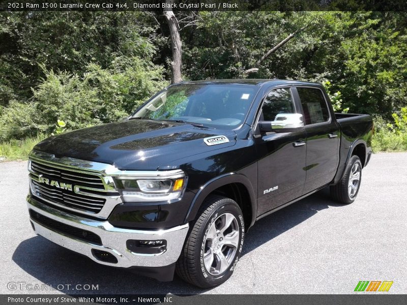 Diamond Black Crystal Pearl / Black 2021 Ram 1500 Laramie Crew Cab 4x4