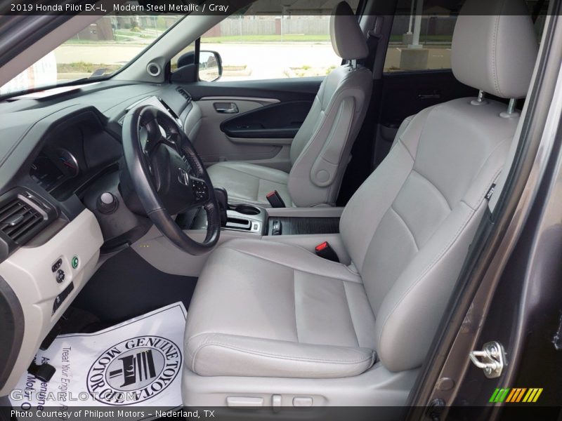  2019 Pilot EX-L Gray Interior