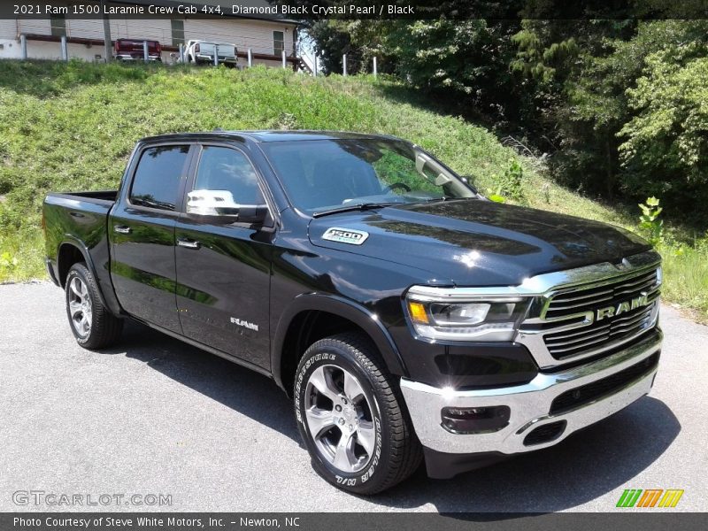 Diamond Black Crystal Pearl / Black 2021 Ram 1500 Laramie Crew Cab 4x4