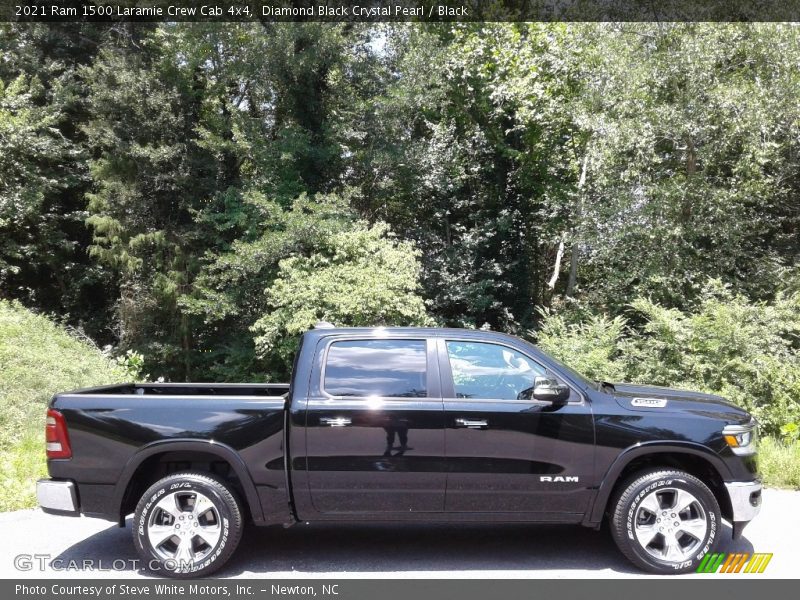 Diamond Black Crystal Pearl / Black 2021 Ram 1500 Laramie Crew Cab 4x4