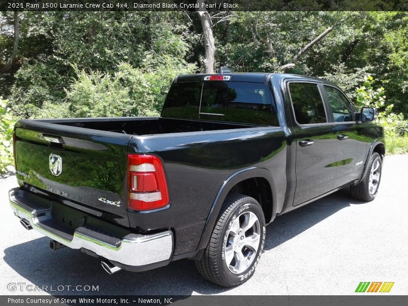 Diamond Black Crystal Pearl / Black 2021 Ram 1500 Laramie Crew Cab 4x4