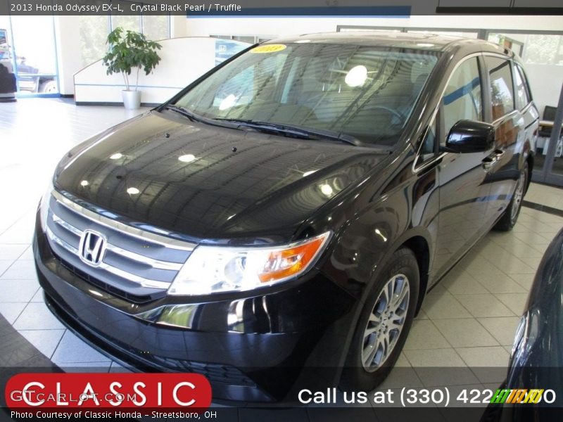 Crystal Black Pearl / Truffle 2013 Honda Odyssey EX-L