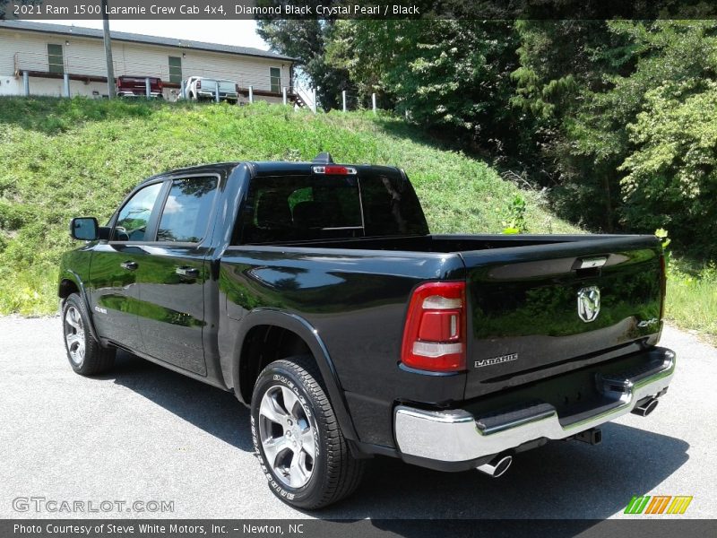 Diamond Black Crystal Pearl / Black 2021 Ram 1500 Laramie Crew Cab 4x4