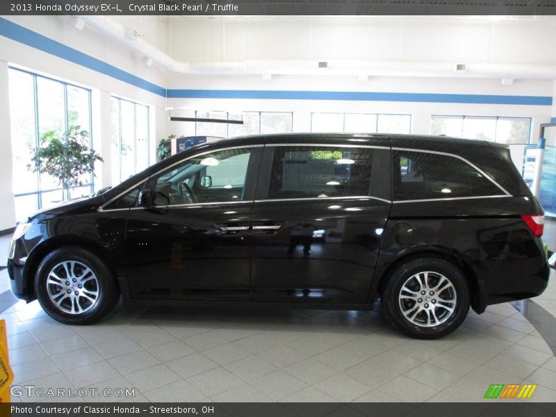 Crystal Black Pearl / Truffle 2013 Honda Odyssey EX-L