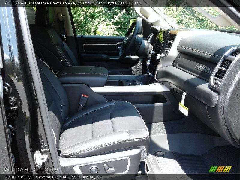 Diamond Black Crystal Pearl / Black 2021 Ram 1500 Laramie Crew Cab 4x4