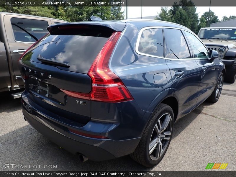 Denim Blue Metallic / Charcoal 2021 Volvo XC60 T5 AWD Momentum