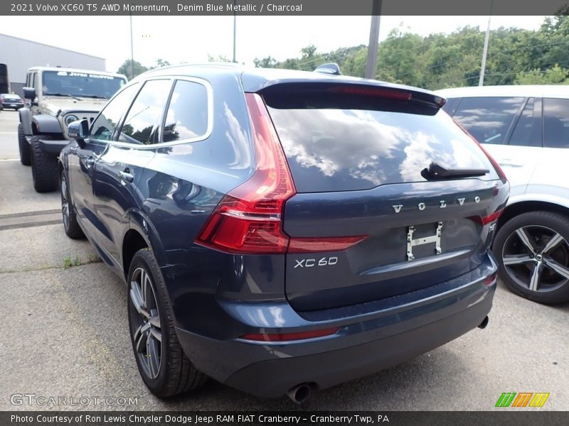 Denim Blue Metallic / Charcoal 2021 Volvo XC60 T5 AWD Momentum