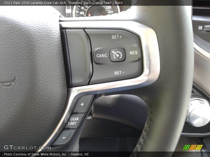 Diamond Black Crystal Pearl / Black 2021 Ram 1500 Laramie Crew Cab 4x4