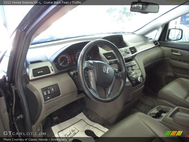 Crystal Black Pearl / Truffle 2013 Honda Odyssey EX-L