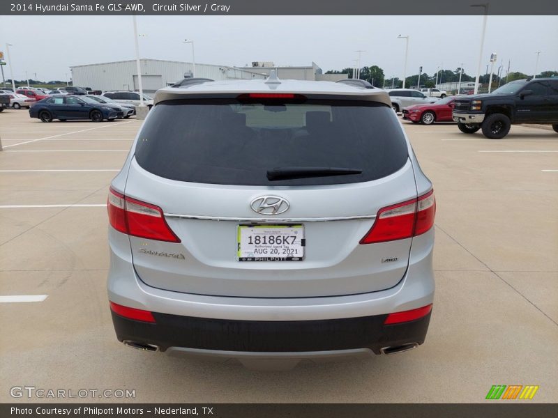 Circuit Silver / Gray 2014 Hyundai Santa Fe GLS AWD
