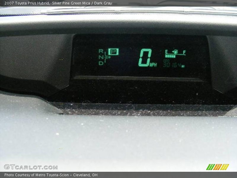 Silver Pine Green Mica / Dark Gray 2007 Toyota Prius Hybrid