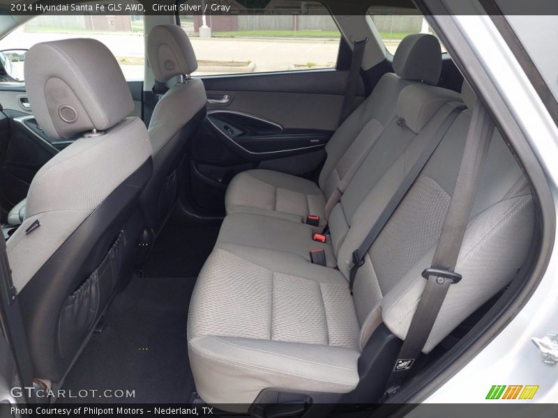 Rear Seat of 2014 Santa Fe GLS AWD