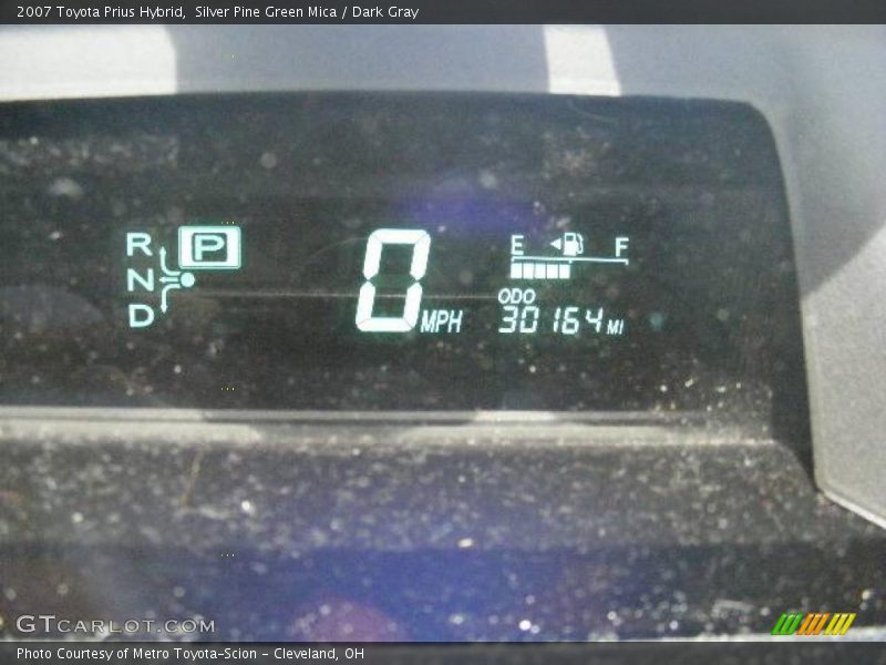 Silver Pine Green Mica / Dark Gray 2007 Toyota Prius Hybrid