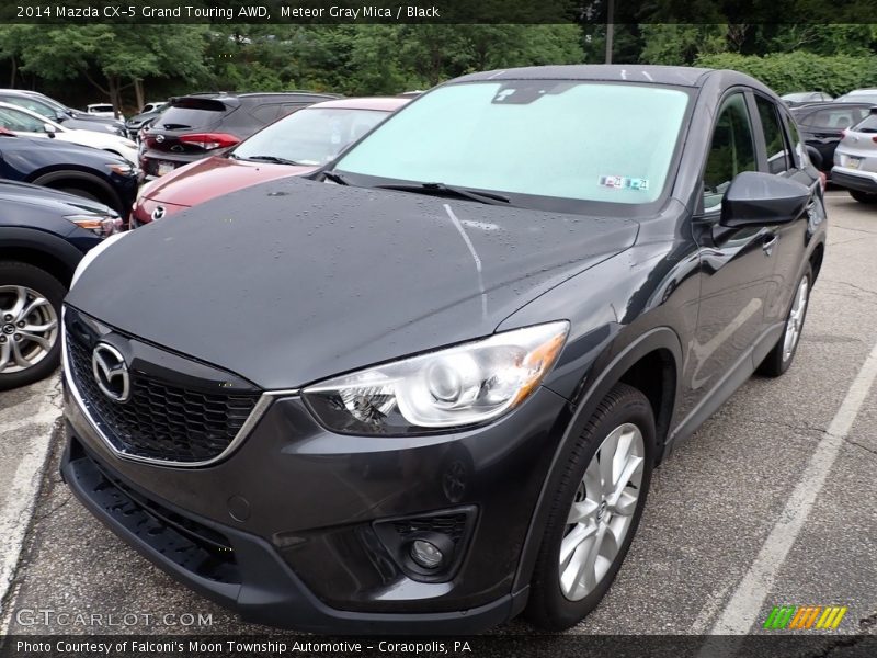 Meteor Gray Mica / Black 2014 Mazda CX-5 Grand Touring AWD