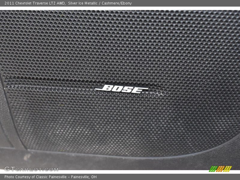 Silver Ice Metallic / Cashmere/Ebony 2011 Chevrolet Traverse LTZ AWD