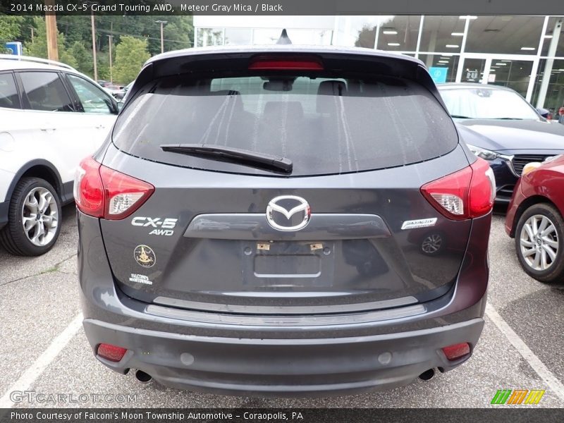 Meteor Gray Mica / Black 2014 Mazda CX-5 Grand Touring AWD