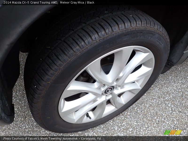 Meteor Gray Mica / Black 2014 Mazda CX-5 Grand Touring AWD