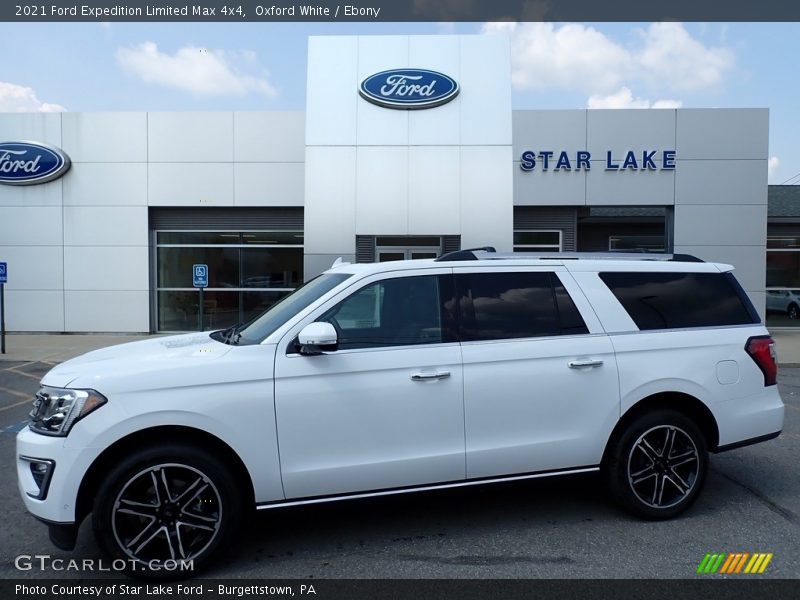 Oxford White / Ebony 2021 Ford Expedition Limited Max 4x4