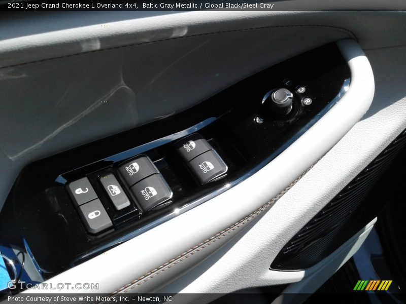 Baltic Gray Metallic / Global Black/Steel Gray 2021 Jeep Grand Cherokee L Overland 4x4