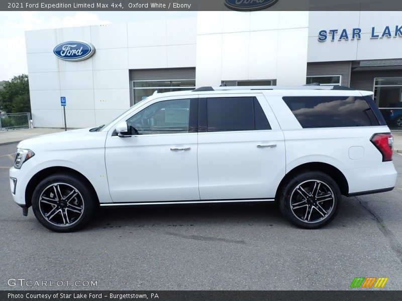 Oxford White / Ebony 2021 Ford Expedition Limited Max 4x4