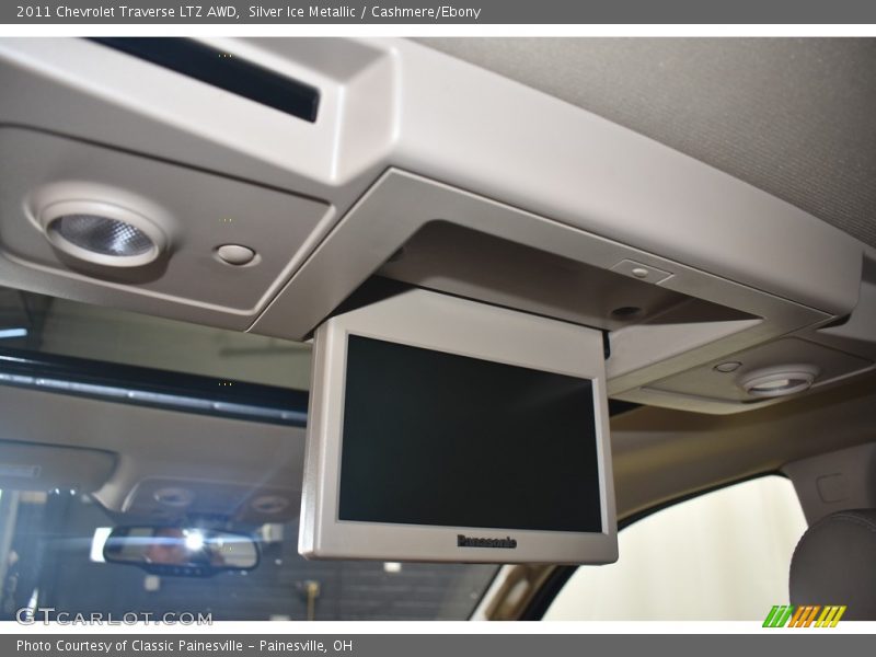 Silver Ice Metallic / Cashmere/Ebony 2011 Chevrolet Traverse LTZ AWD