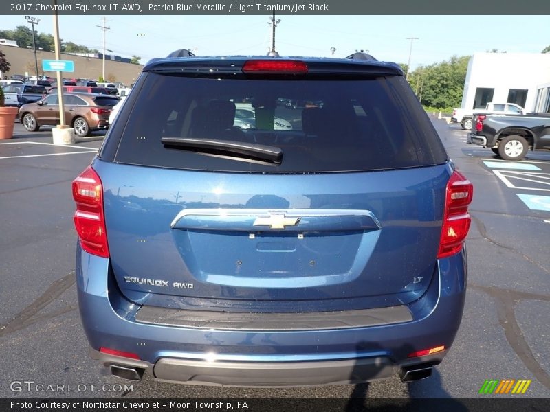 Patriot Blue Metallic / Light Titanium/Jet Black 2017 Chevrolet Equinox LT AWD