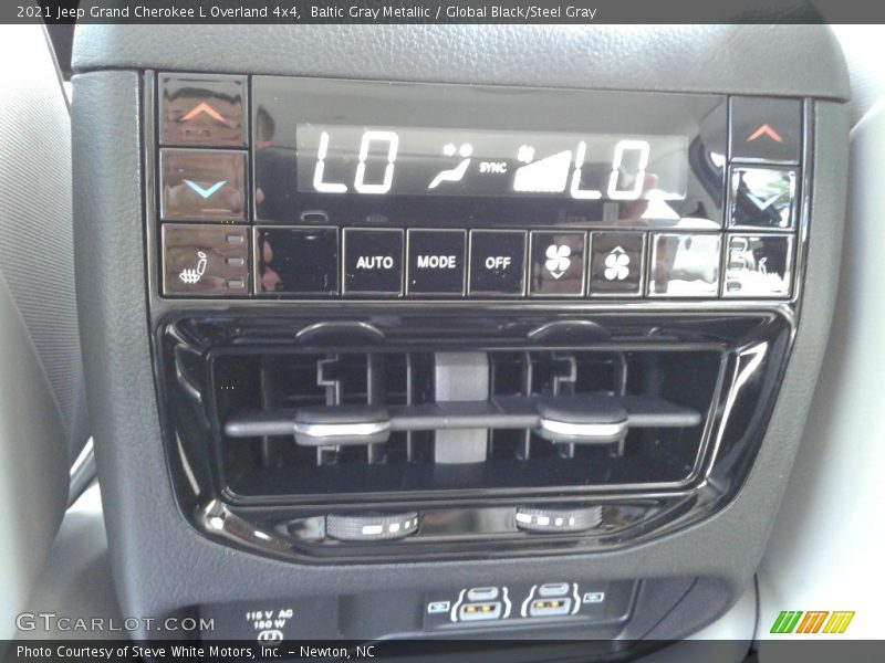 Baltic Gray Metallic / Global Black/Steel Gray 2021 Jeep Grand Cherokee L Overland 4x4