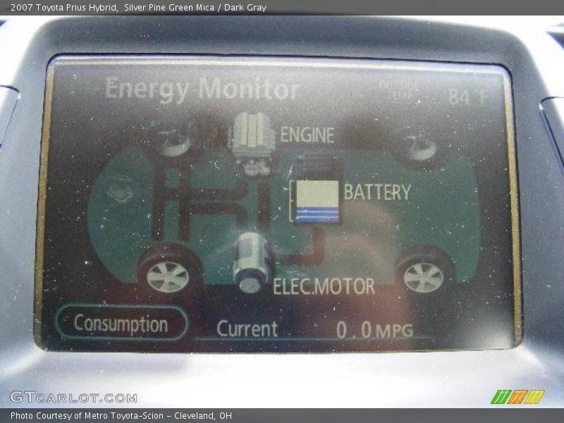 Silver Pine Green Mica / Dark Gray 2007 Toyota Prius Hybrid