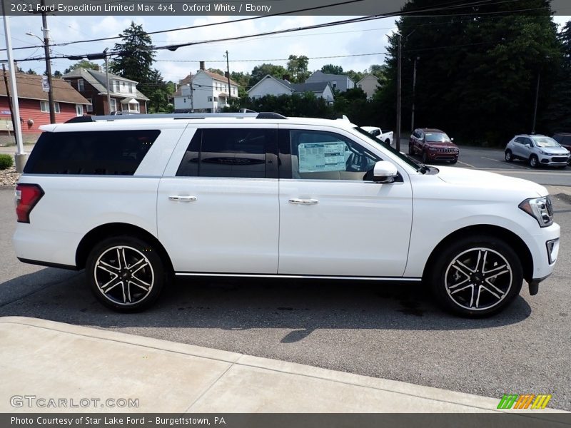 Oxford White / Ebony 2021 Ford Expedition Limited Max 4x4