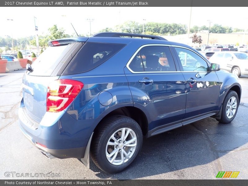 Patriot Blue Metallic / Light Titanium/Jet Black 2017 Chevrolet Equinox LT AWD