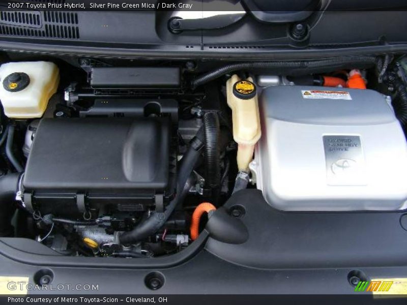 Silver Pine Green Mica / Dark Gray 2007 Toyota Prius Hybrid